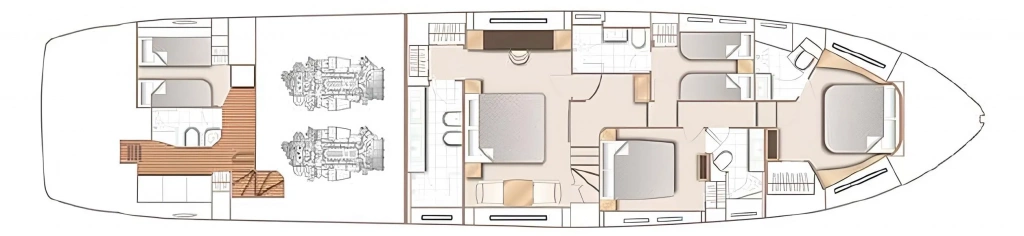 LARIMAR II lower deck