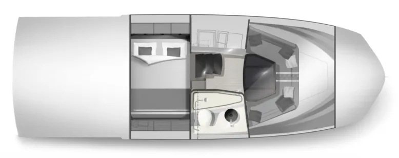 lower deck GALEON 325 GTO