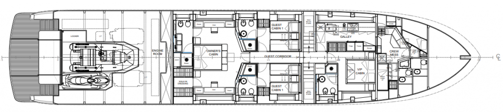 AB 110 lower deck