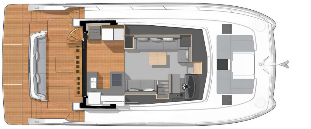 FOUNTAINE PAJOT MY6 main deck