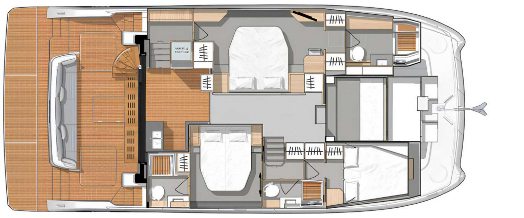 FOUNTAINE PAJOT MY6 lower deck