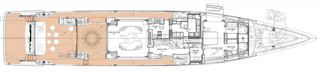SEAGULL MRD main deck