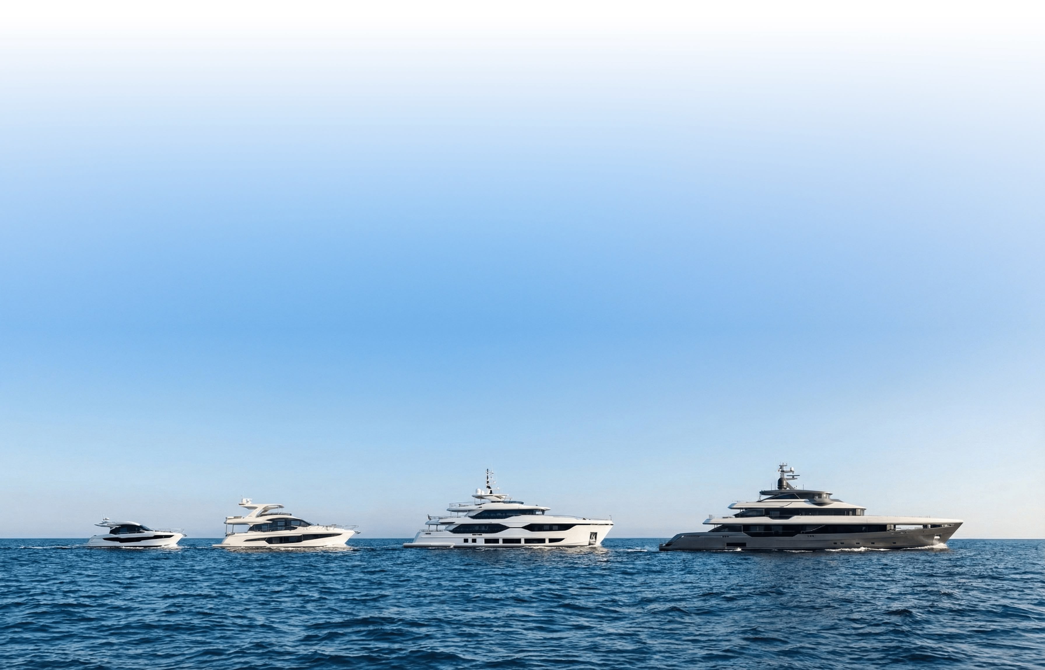 A fleet at sea