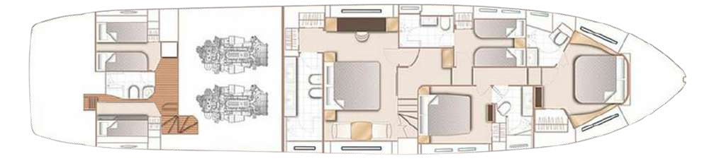 LARIMAR II lower deck