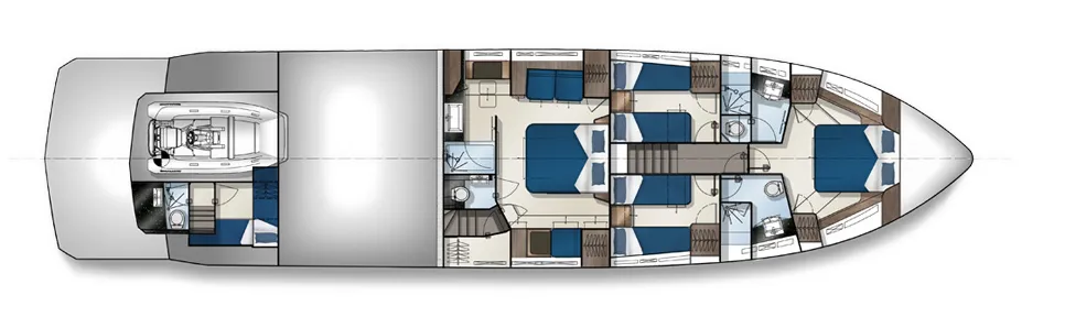 GALEON 700 SKY lower deck