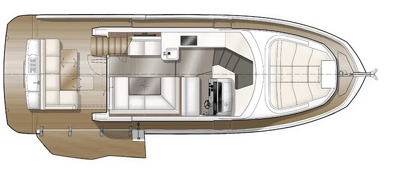 GALEON 400 FLY main deck